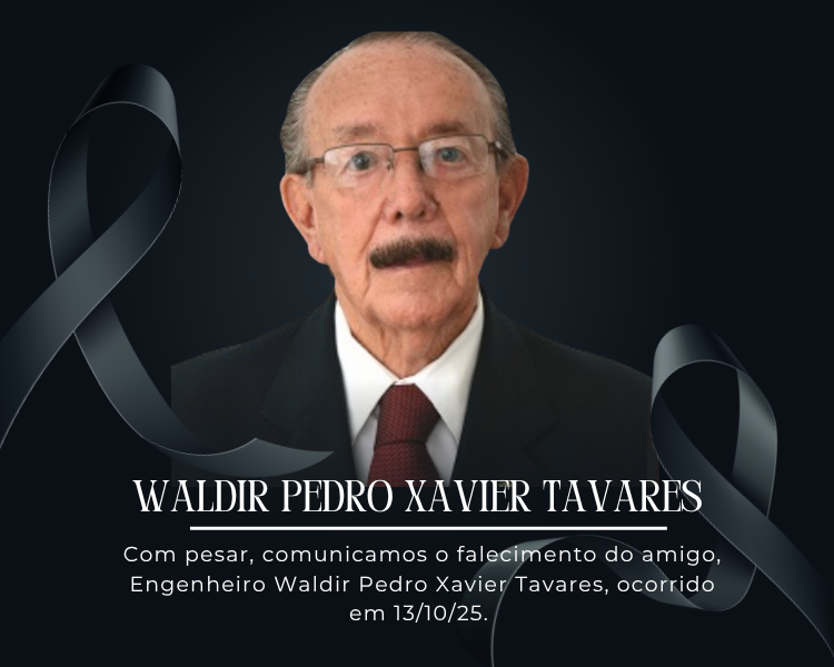 O IBAPE-PR expressa profundo pesar pela partida do engenheiro civil Waldir Pedro Xavier Tavares