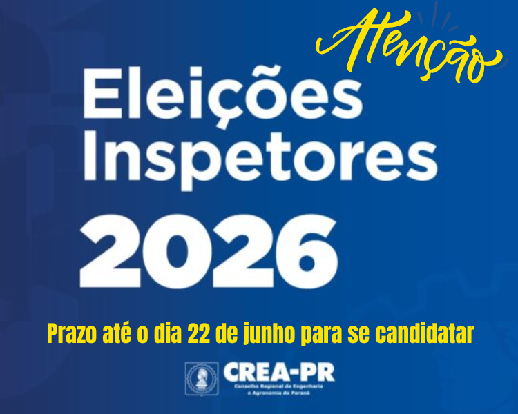 Eleição de inspetores do Crea-PR!